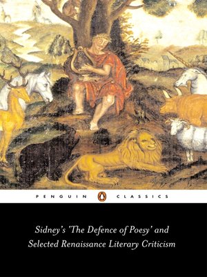 cover image of Sidney's 'The Defence of Poesy' and Selected Renaissance Literary Criticism